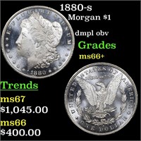 1880-s Morgan Dollar $1 Grades GEM++ Unc