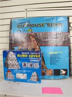 2 pcs: NIB out house blind 68"x78" &