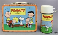 Vintage Peanuts Lunch Box w/Thermos