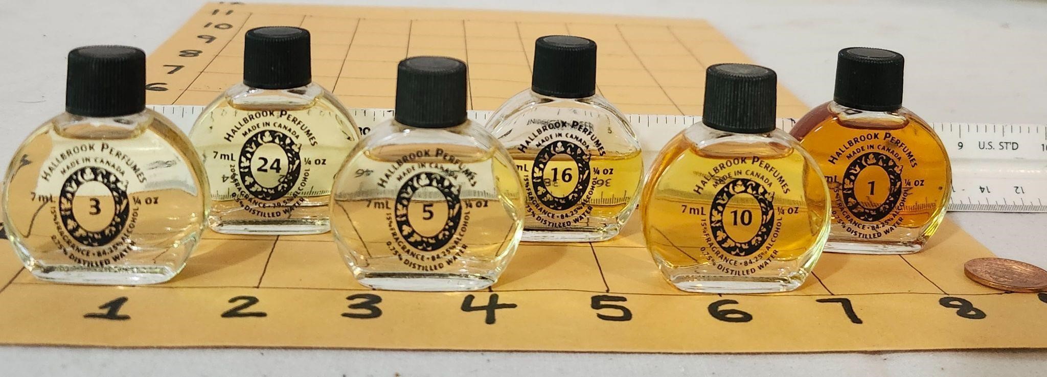 Vintage Hallbrook perfumes lot