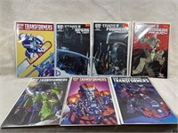 Lot Of 7 Idw Transformers Comic Books