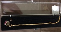 Bracelet -- years of service  14K Gold plated