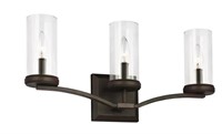 Feiss Jacksboro 3 Light Vanity - Blk