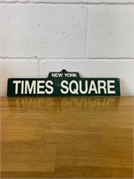 Plastic Times Square New York sign