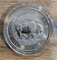 1¼-Ounce Silver Round: Buffalo