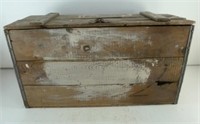 Antique La Crosse Beer Wood Crate - Painted Over
