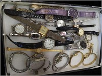 Men's and women's watches including Georgio