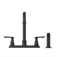 $99  Project Source Matte Black Double Faucet