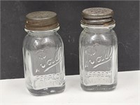Vintage Ball Salt & Pepper Shakers