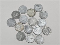 1943 Silver Zinc Pennies