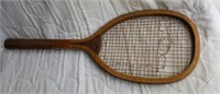 Wright and Ditson Longwood tennis racket