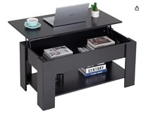 FDW Lift Top Coffee Table (Black)