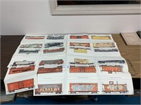 Paper Freight Train Cut-Out