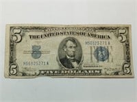 OF) 1934a $5 silver certificate