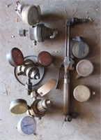 Collection of torch regulators with torch head.