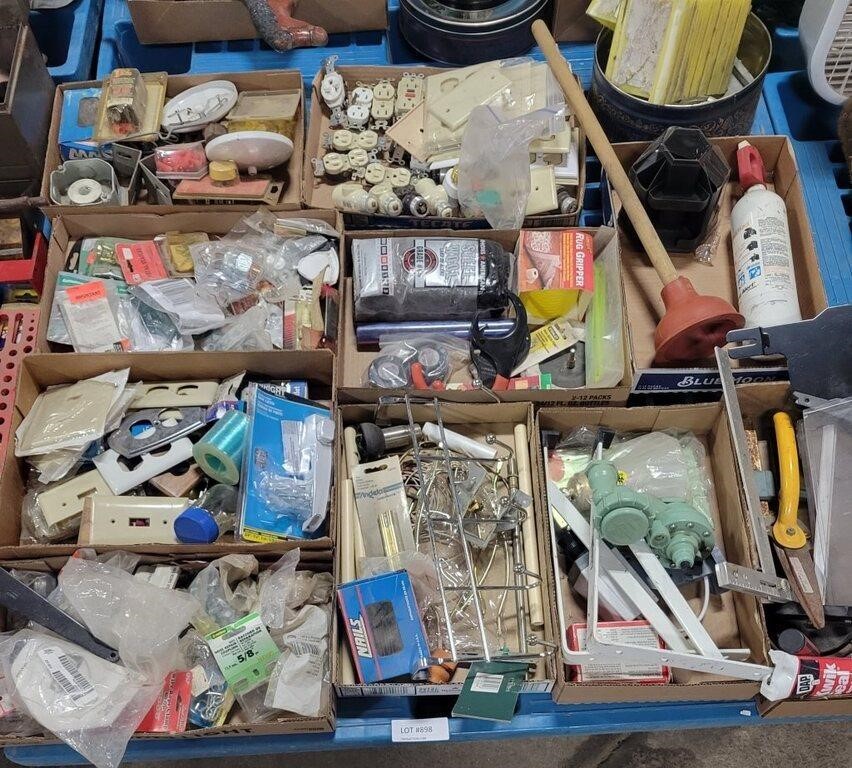 PALLET OF ELECTRICAL, HARDWARE, & MORE