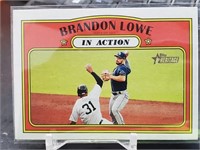 Brandon Lowe 2021 Topps Heritage In Action