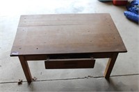 Wooden Table with Drawer