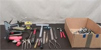 Box Tools-Staplers, Files, Pliers, Hammer, Misc