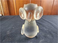 Glass owl 3.75" big eyes