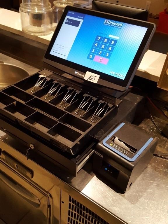 Uniwell complete pos, printer, cash drawer, *see