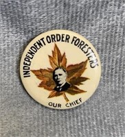 Independent Order of Forestors Pinback Button