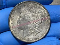 1921 Morgan Silver Dollar (90% silver)