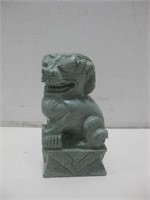 6.5" Carved Asian Lion Statue