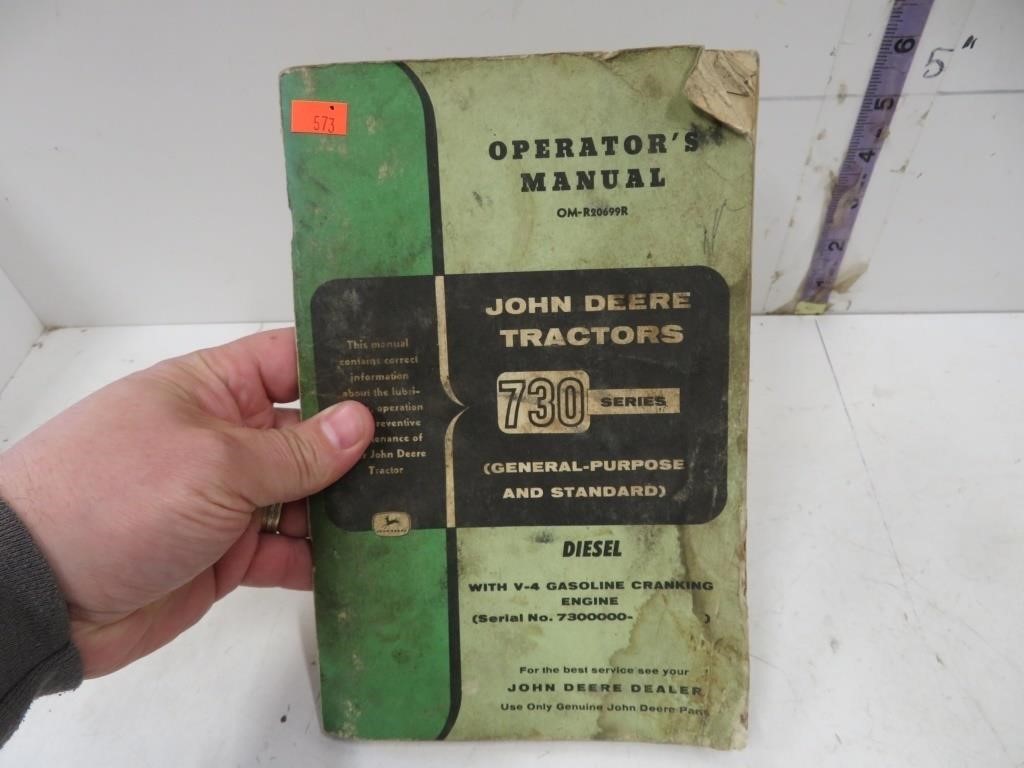 John Deere 730 manual