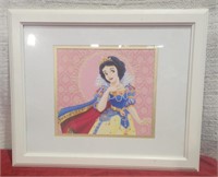 Snow White in White 19×23 Wood Frame