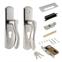 LDEXIN Front Door Lock Set Double Cylinder Handle