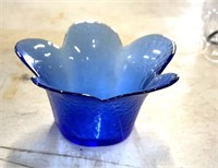 Nice cobalt fluted bowl