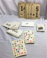 F14) VINTAGE MATH FLASHCARDS AND MORE