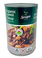 8-Pk Sprague Lentil & Vegetable Soup, 398ml