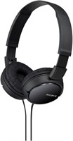 Sony Mdr-zx110 Black Wired Headphones W/o Mic
