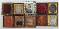 Lot of 6 Vintage Ambrotype Photos
