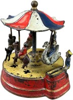 a/ MERRY GO ROUND MECHANICAL BANK