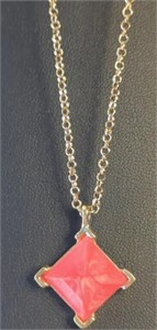 18-in necklace with pendant