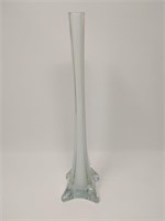 White Glass Cased Vase