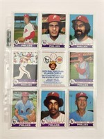 1979 Topps Philadelphia Phillies Burger King Cards