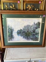 Claude Monet Siene Giverny Lithograph
