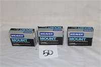 NEW/OLD STOCK WEAVER MOUNTS FOR RIFLES& PISTOLS