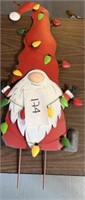 Christmas gnome garden decor