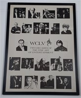 WCLV Fine Art of Entertainment Poster Framed