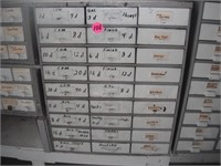 27 Drawer Hardware Cabinet (WITH CONTENTS)