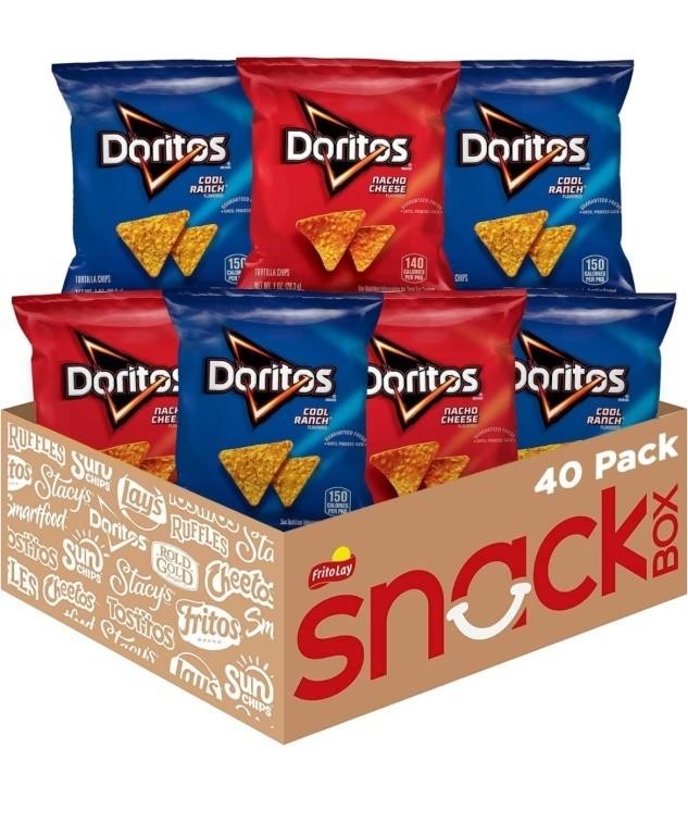 40 pack Doritos Flavored Tortilla Chips