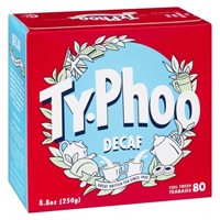 *Typhoo Tea Bags Decaffeinated 80 Bag- 250g