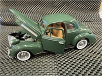 MotorMax 1939 Chevy Coup 1:24 scale metal die cast