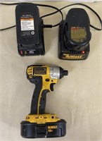 DeWalt 18V Cordless Drill w/Chargers & Batteries