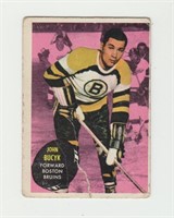 1961 Topps Johnny Bucyk Hockey Card